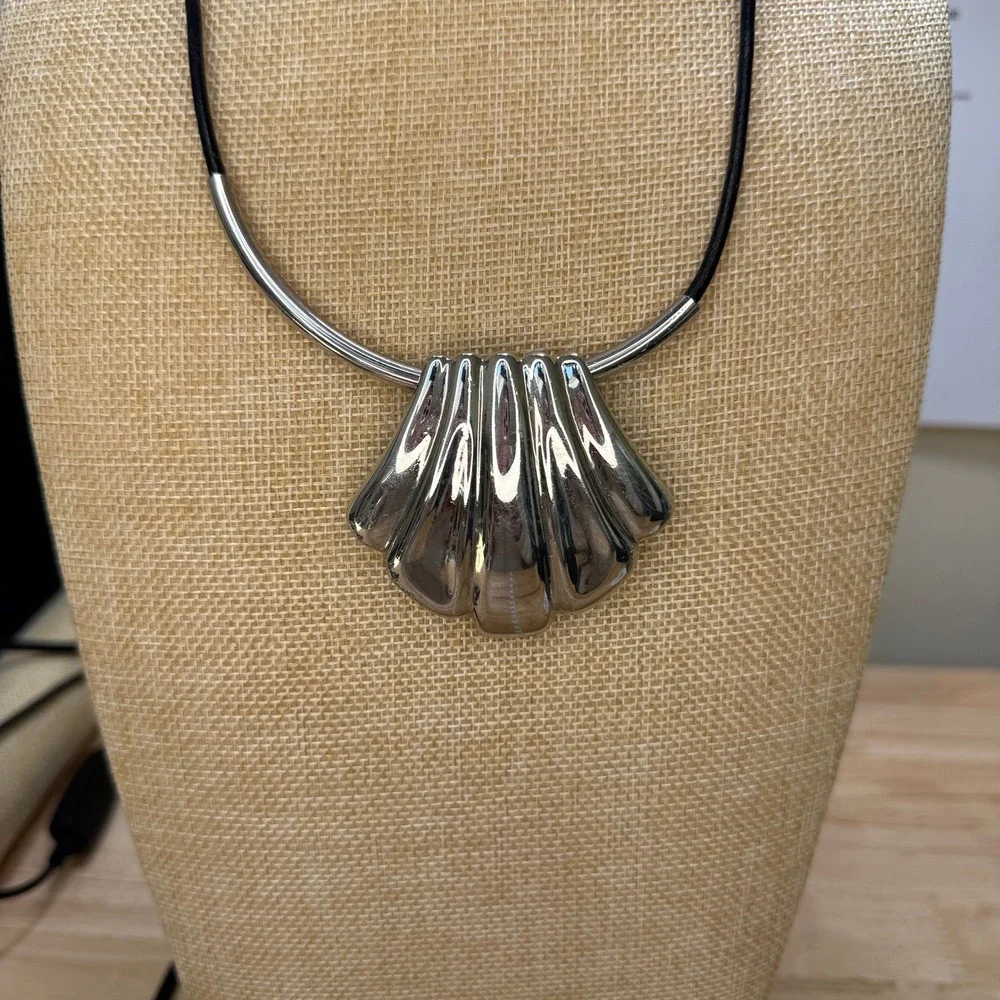 Coastal‎ Nautical Shell Mermaidcore Statement Necklace from Chico's